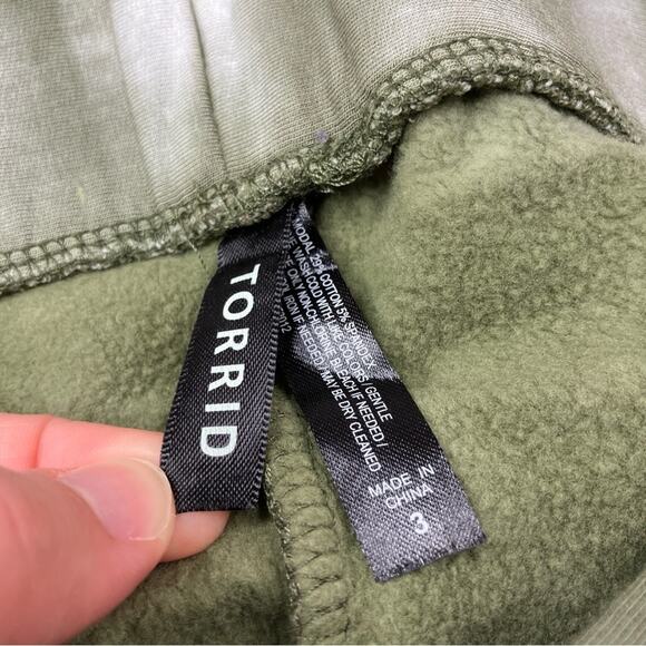 Torrid Green Tie Dye Skinny Stretch Sweatpants Womens Plus Size 3X - Picture 2 of 4